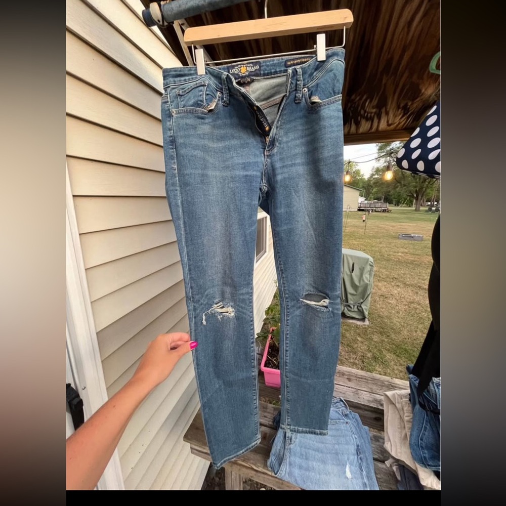 Lucky Brand Blue Straight Leg Jeans
